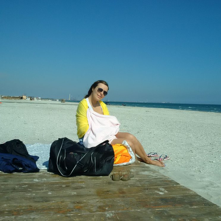 roxana cu Suria la mare